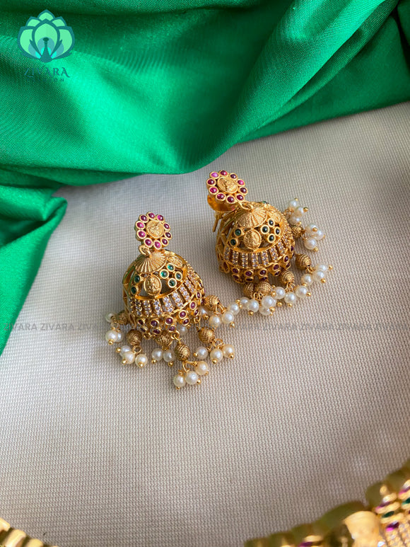 Gold Casting Cz Earrings Manufacturer Supplier from Bhilwara India